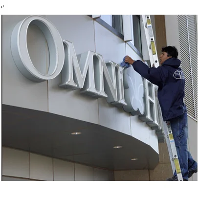 Exterior Aluminum Facade Wall Cladding / Sign Board