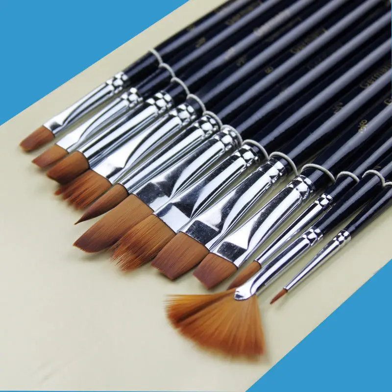 Wholesale art supplies bamboo body artist paint brush