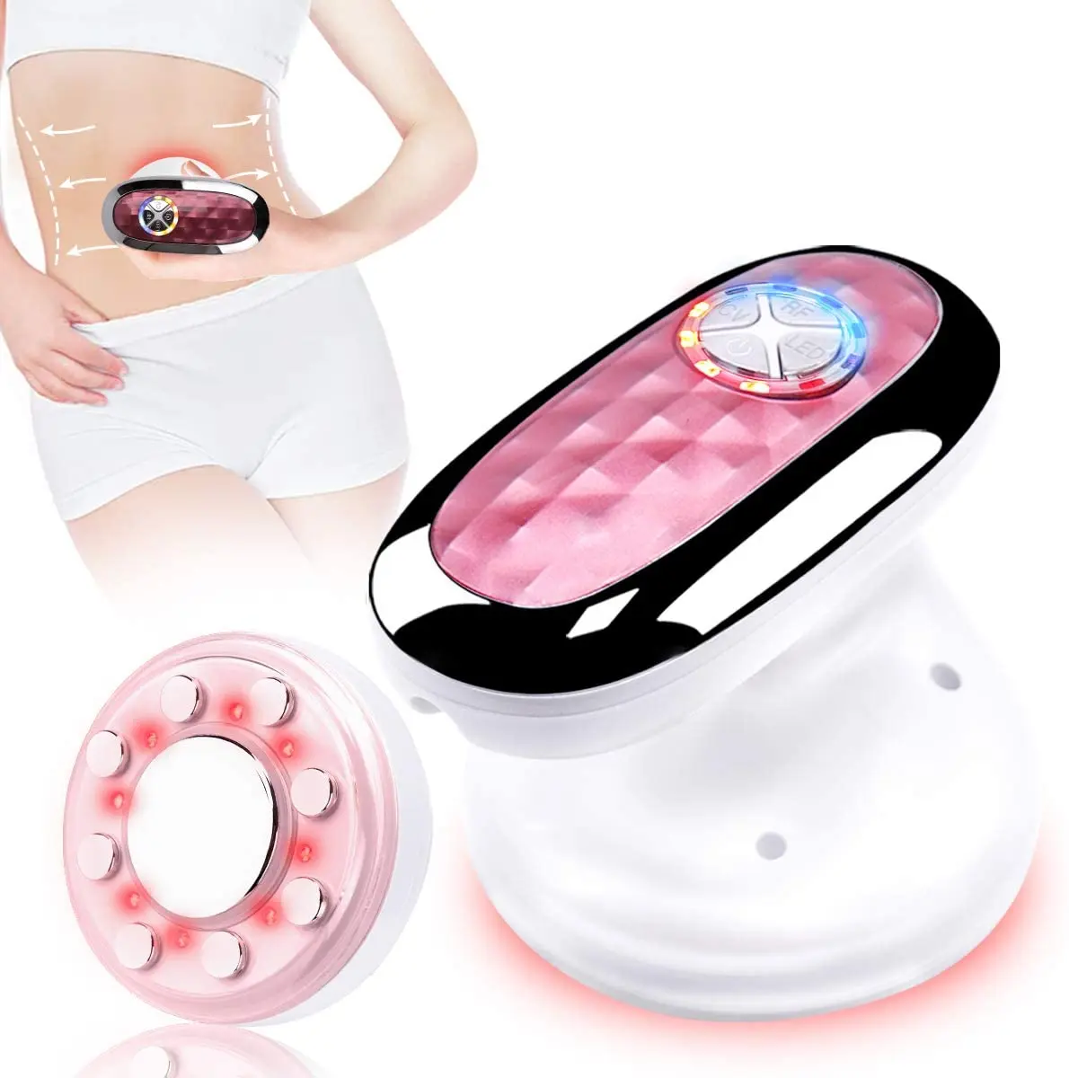 Home Use Portable RF EMS Fat Burner Mini Body Slimming Body Sculpting Device