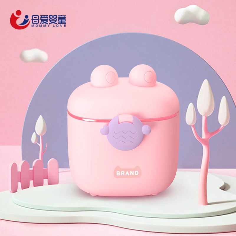 New cute design Baby Milk Powder Container 500ML  portable Milk Powder Formula Dispenser food grade material