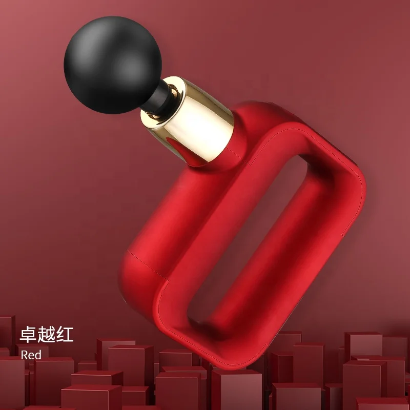 Factory price hot booster percussion 32 speed muscle gun hand massage machine with lcd screen