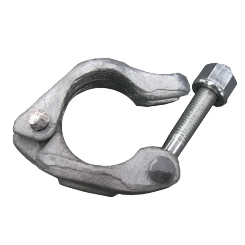 Clamp drop forged casting fixed bracing half steel galvanized construction forged scaffolding coupler