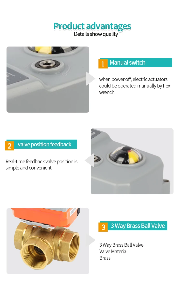 TOYI Hot Sale AC220V DC24V Wafer Lug Motorized Electric Water Butterfly Valves Cast Iron Valve Actuators