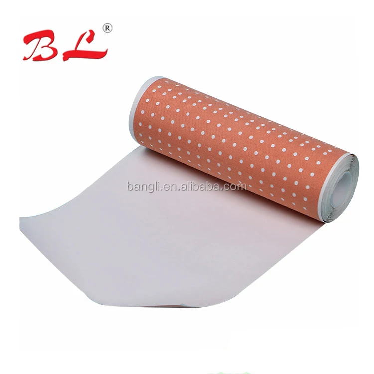 Perforated medical cotton tape zinc oxide plaster roll medical adhesive plaster