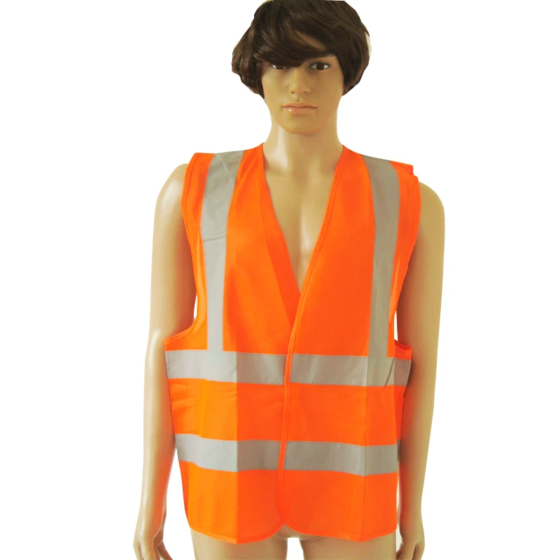 Public personal safety hi vis reflector lead vest production
