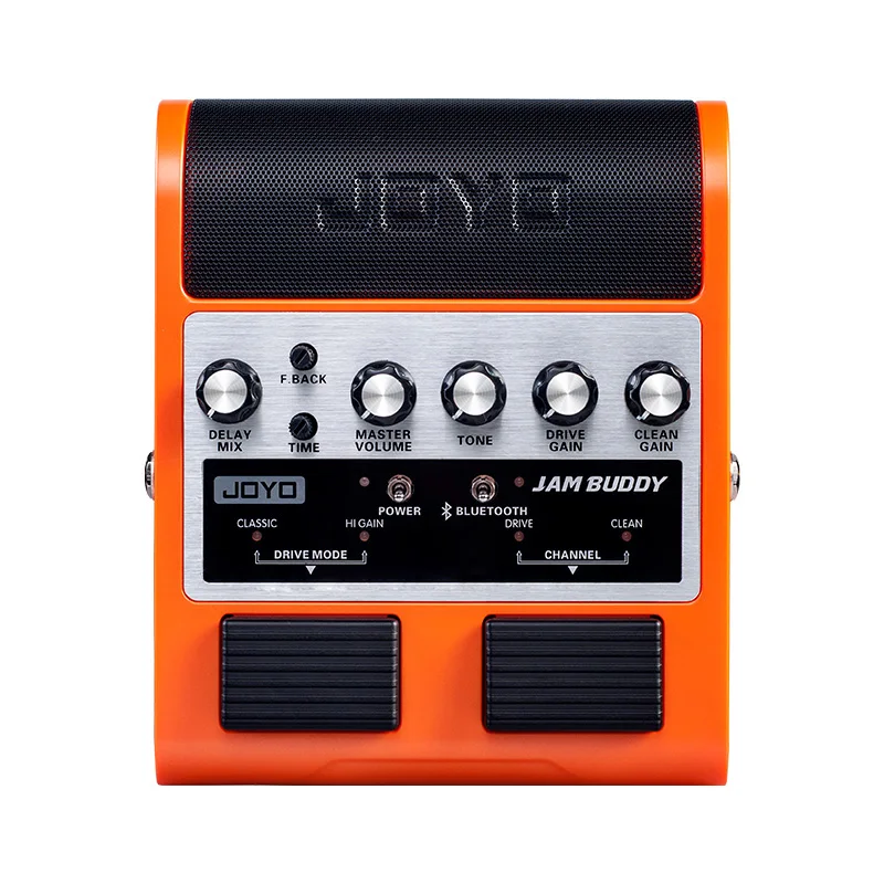 
JOYO JAM BUDDY Guitar Amplifier BT4.0 Dual Channel 2 * 4W Pedal Style Guitar Amp Speaker with Delay Overdrive Clean Effects 