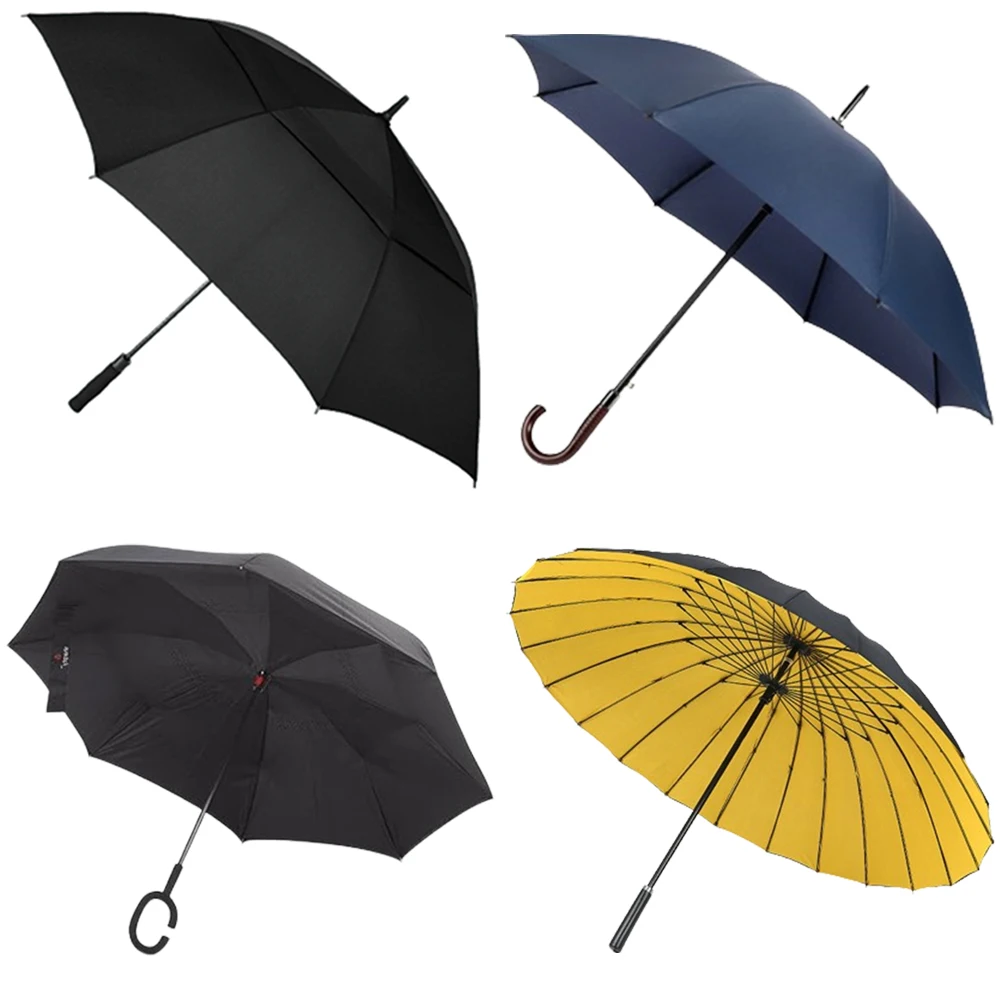 27 cheap EVA longhandled umbrella oversized,business advertising mens golf umbrella pattern/