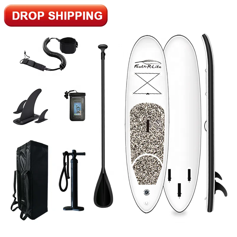
FUNWATER Drop Shipping sup wholesale isup foldable paddle board inflatable paddle board drop stitch for unisex 