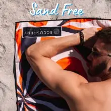 Full Custom Printing Microfiber Suede Quick Dry Towel For Super Absorbent Sand Free Large Beach Towels