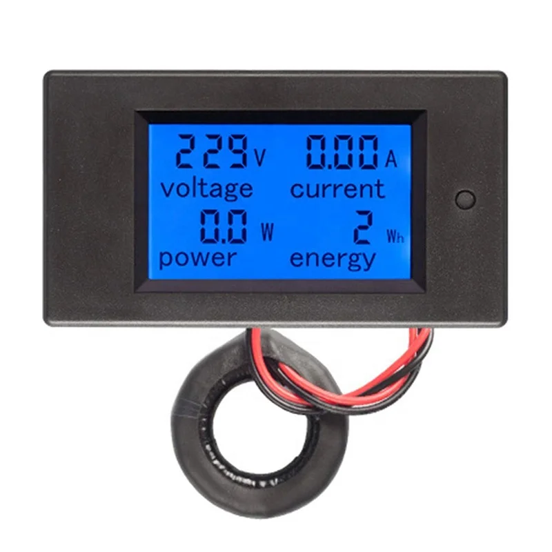 PZEM-061 100A LCD Display Digital Current Voltage Power Energy Multimeter Ammeter Voltmeter with Current Transformer CT
