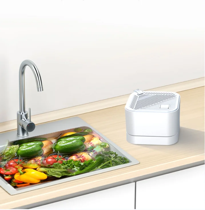 Портативная машина Amazon для мытья овощей, портативная пищевая машина для очистки фруктов