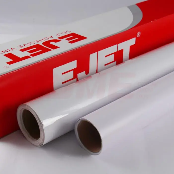 China Factory Paper Rolls Blank Clear Static Roll To Be Printing Self Adhesive Vinyl For Digital Printing