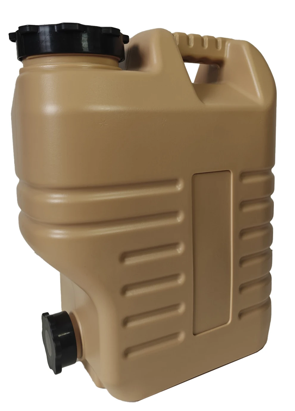 High quality factory custom lo go color 12L Large Beige Water Canister Tank container gor camping