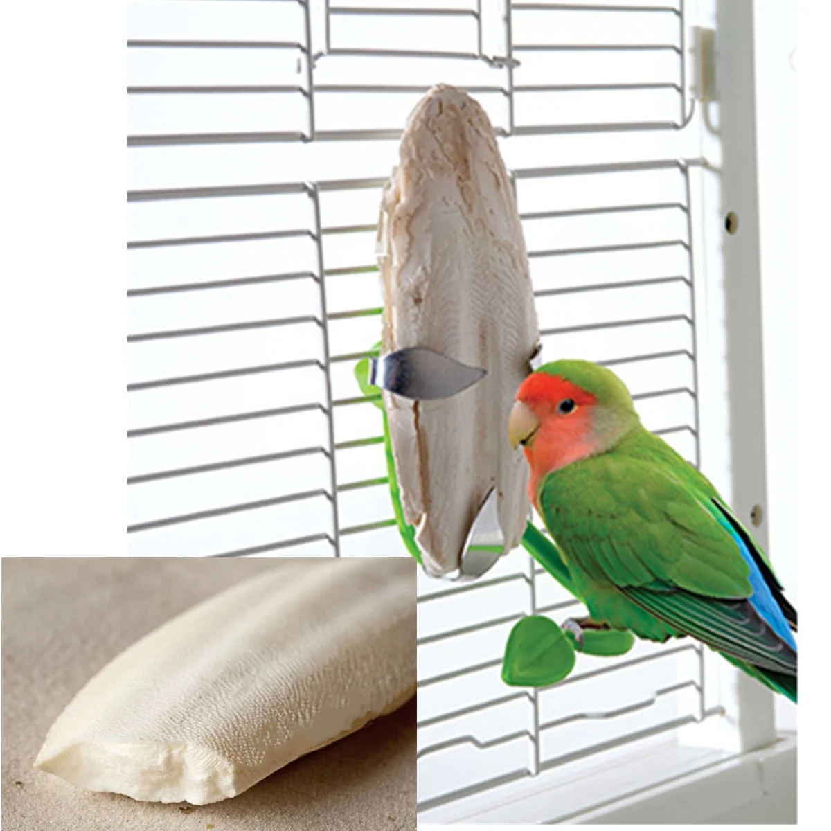 Chewing Cuttlefish Bone for Sharp Beaks Bird Cuttlebone for Parakeets 10-18cm Natural Cuddle Bone