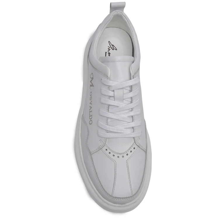Simonspark Hot Selling Exquisite 48 Size Shoes Fashion Sneakers Casual White Sport Shoes for Men