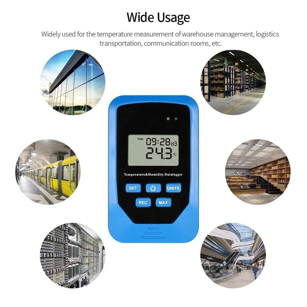 TL-505 Mini USB Temperature Humidity Meter RH TEMP Tester Data Logger Hygrometer Data Retention Low Battery Indication
