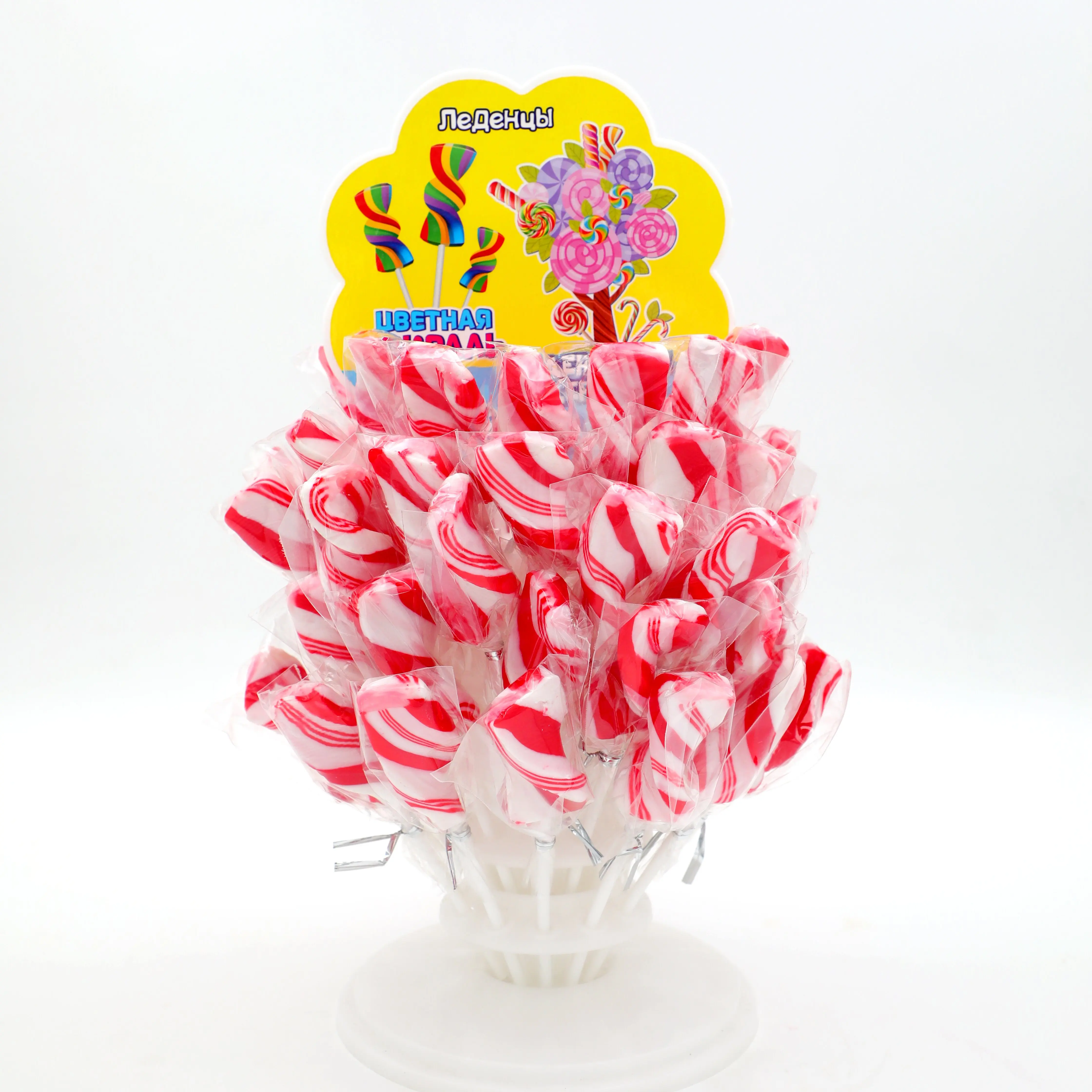 Tornado Hard Lollipop Spiral Fruity Sugar Sweet Candy Factory Wholesale Price Favorable