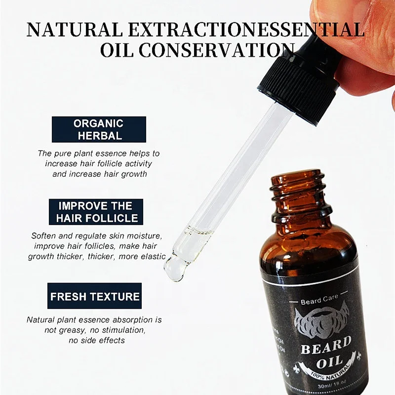 private label natural organic best seller beard care products beard growth oil for men