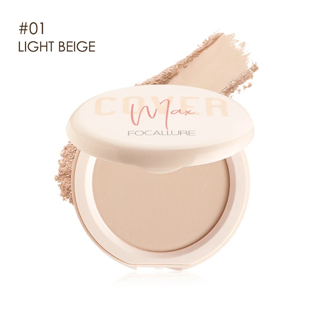 
Natural Face Powder Mineral Foundations Oil-control Brighten Concealer Whitening Make Up Pressed Powder With Puff 