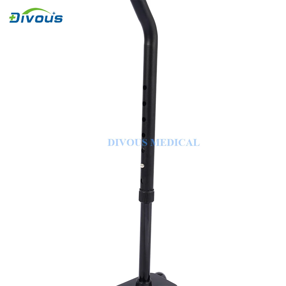 New Design Aluminum Alloy Adjustable Height Crutches Walking Cane Stick Medical Walking Canes for the Elderly