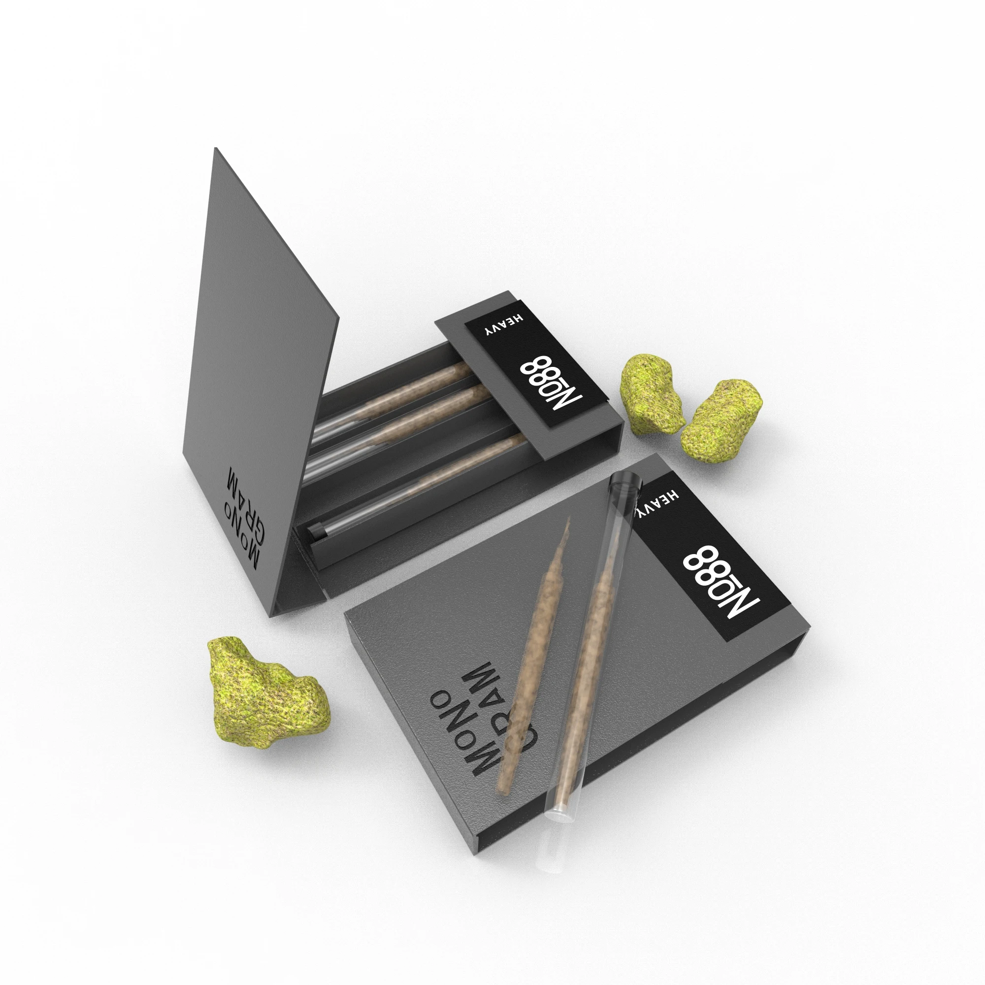 AA Backwoods Rolling Cigars Vanilla Pre Rolling Cone Humidor Box Accessories Wholesale Custom Packaging Box