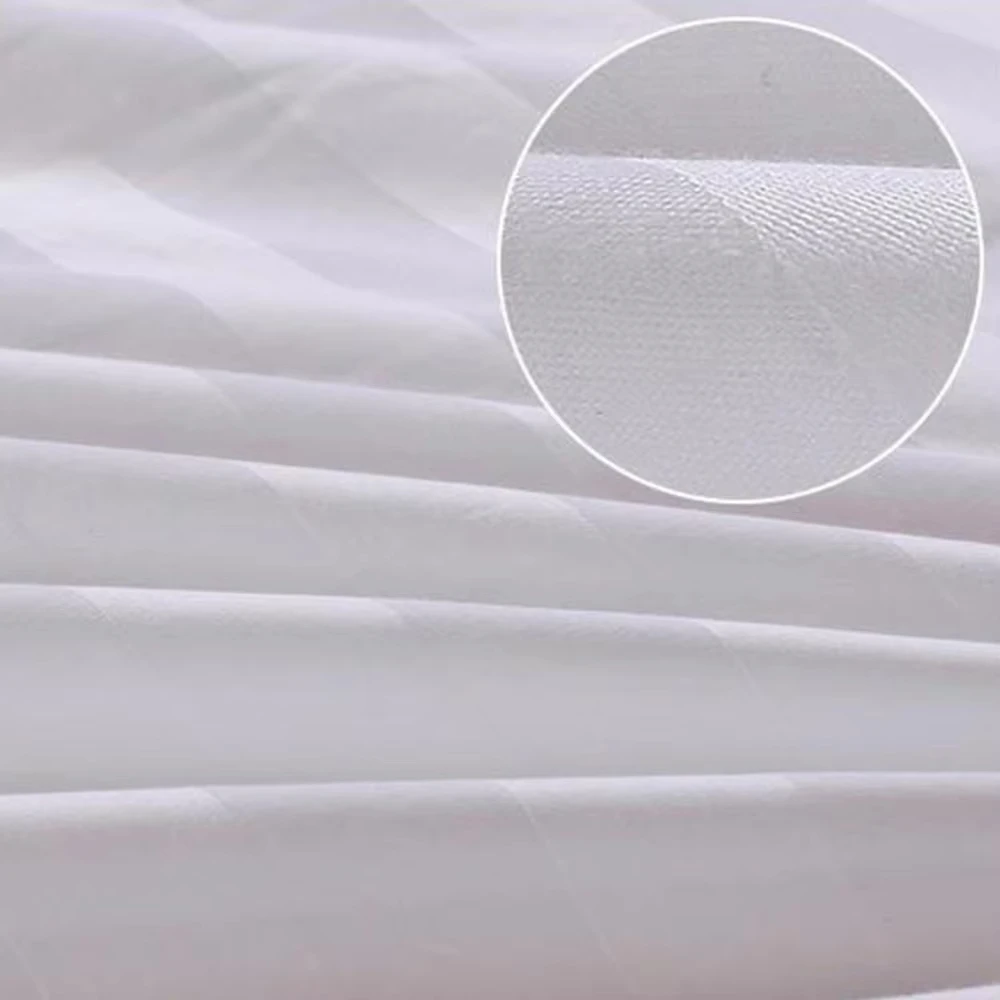 50_80_58_88cm Hotel Supplies Home Bedding Cotton Pure White Encryption Pillowcase Satin Pillow Case High Quality
