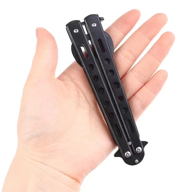 Outdoor Practice Training Csgo Balisong Beer Opener Knife Trainer Butterfly Bottle Opener