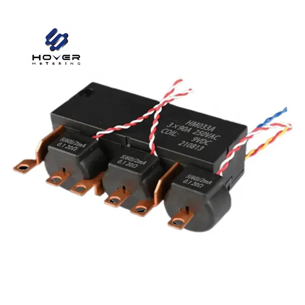 HOT SELL HOVER HM033A 90A 250VAC 9/12VDC Relay  For Energy Meter