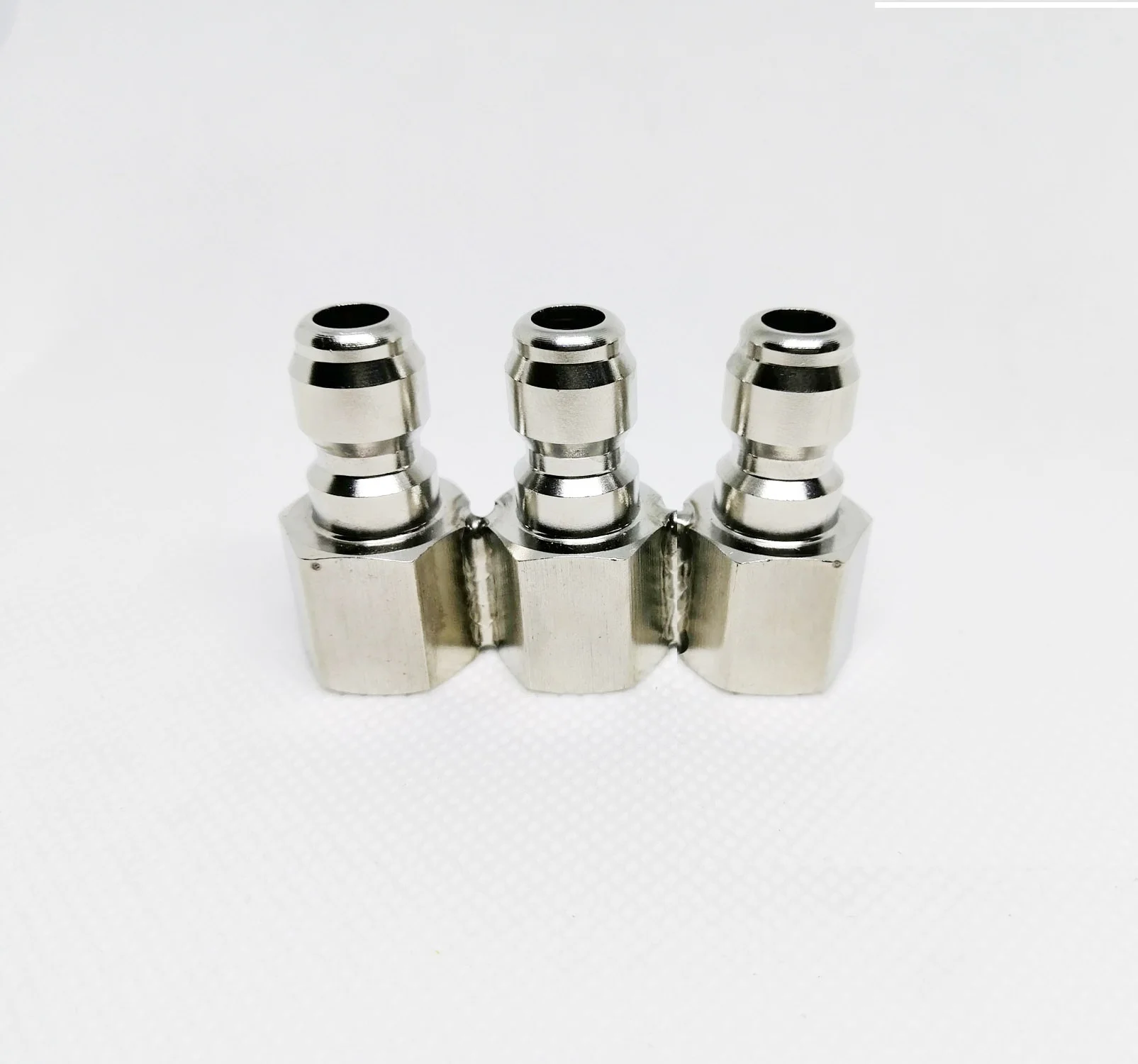 Stainless Steel 3 Nozzle Holder Screw type nozzle holder Quick Connect Female plug