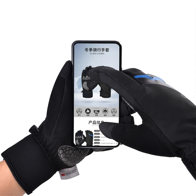 HBG 1387 Winter Warm Snow Glove Waterproof Ski Mittens Gloves Manufacturer Full Finger Snowboard Glove