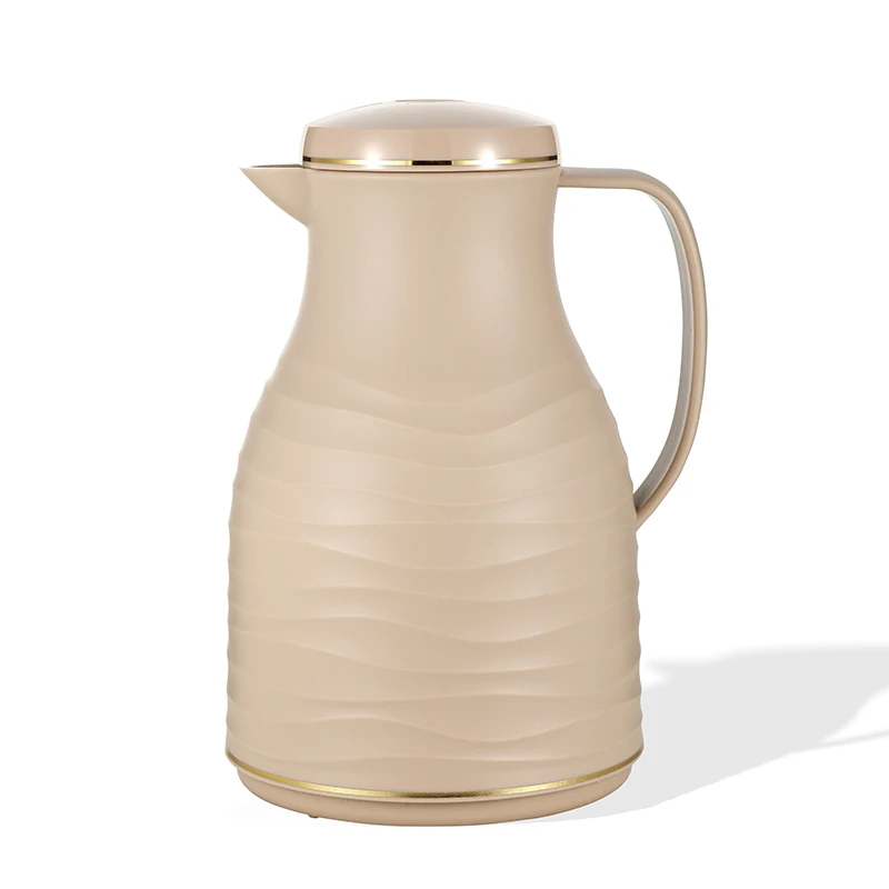 Keep Hot and Cold 1.0L  Double wall vacuum glass inner plastic water kettle