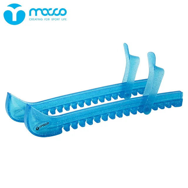 
macco Ice skate set for inline figure skate, hockey skate and speed ice skate children adult blade set protector crystal blue 