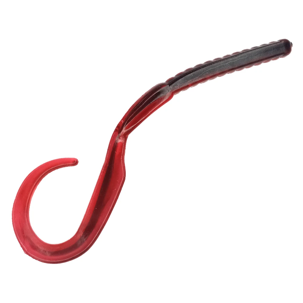 150mm 6g Realistic Life Like Tail Curls Soft Lures Soft Mini Worm Bait Artificial Fishing OEM PVC Plastic Bag Attracting Fish