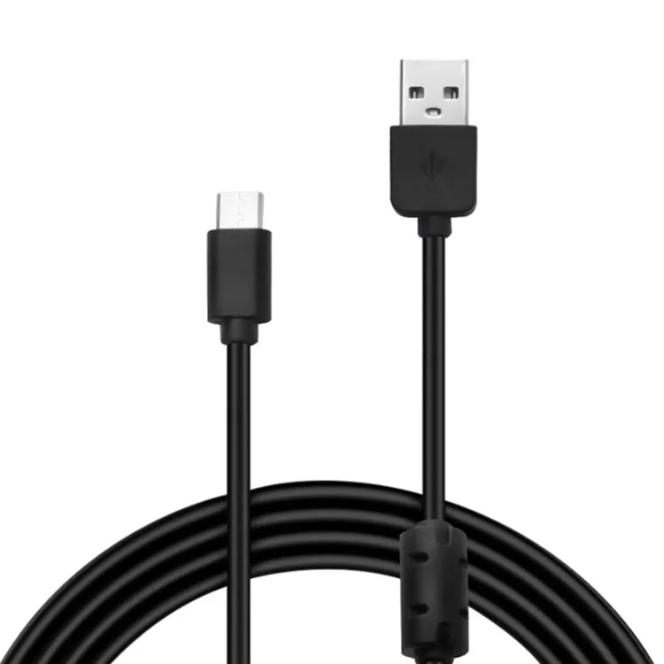 1,8 м USB-C Кабель зарядного устройства с ферритовым сердечником кольцо для PS5 аксессуары игровой контроллер
