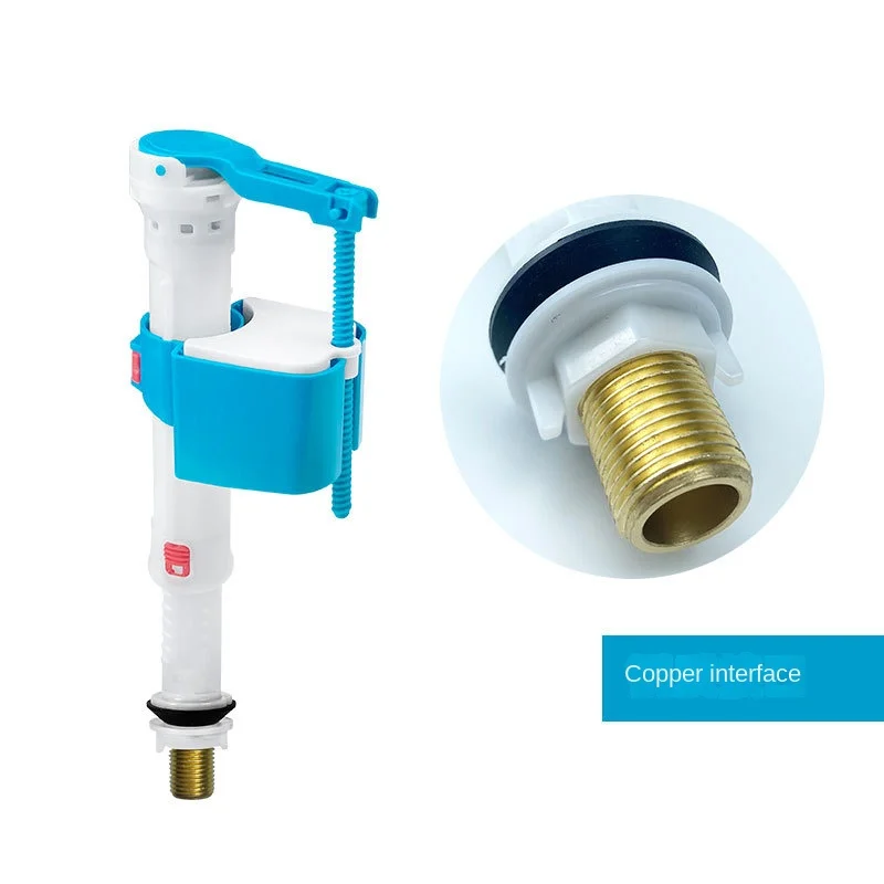 Wholesale Universal Copper Teeth Toilet Water Tank Accessories Water Inlet Valve Fitting for Bathroom