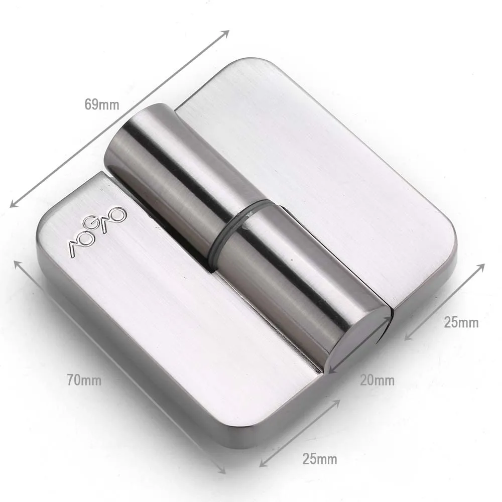 Toilet Partition Fitting Flat Door Type And Overlapping Toilet Cubicle Door Hinge