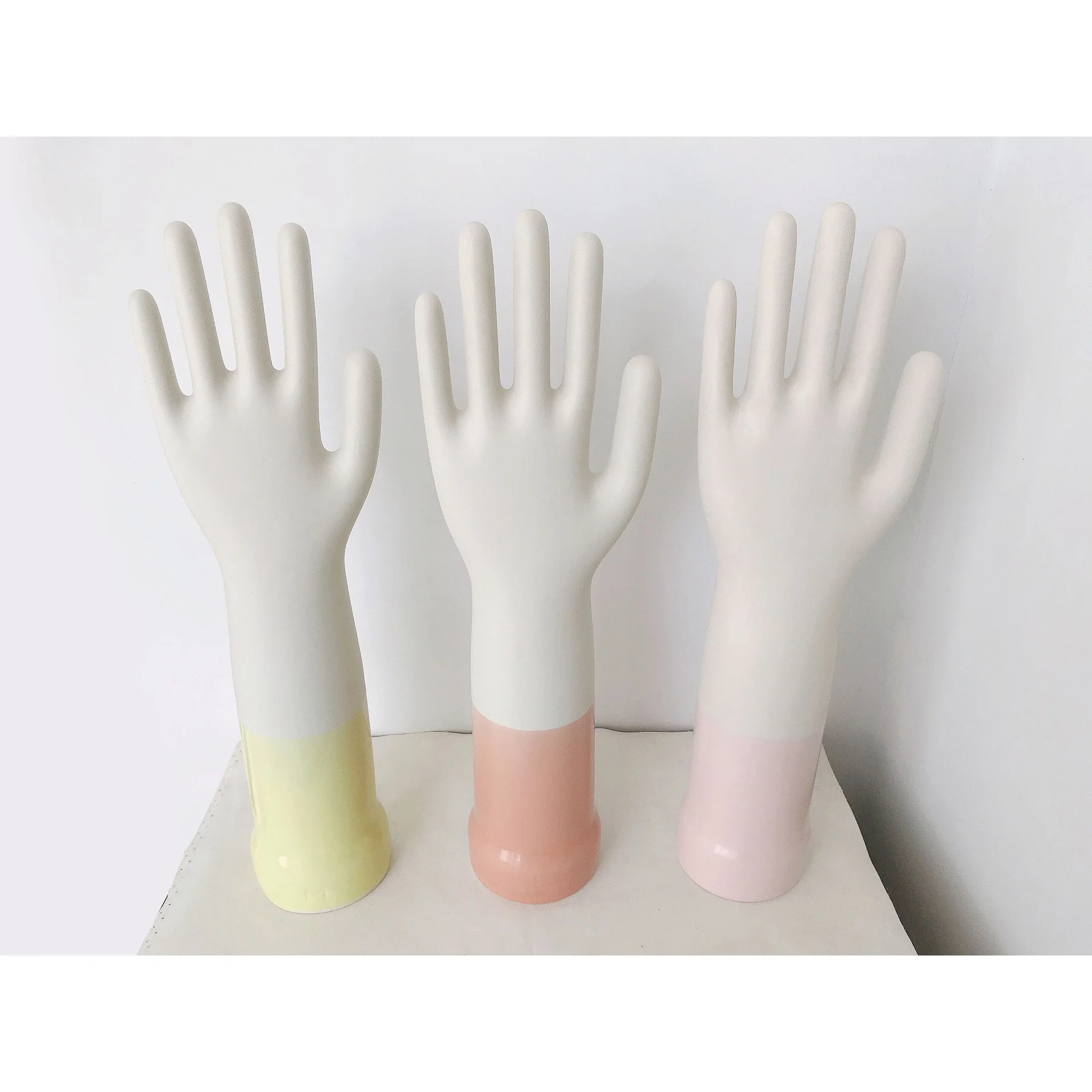 Factory Cheap Hand Gloved Mould Nitrile PVC Latex Slip Casting Molds Ceramic Hand Mould