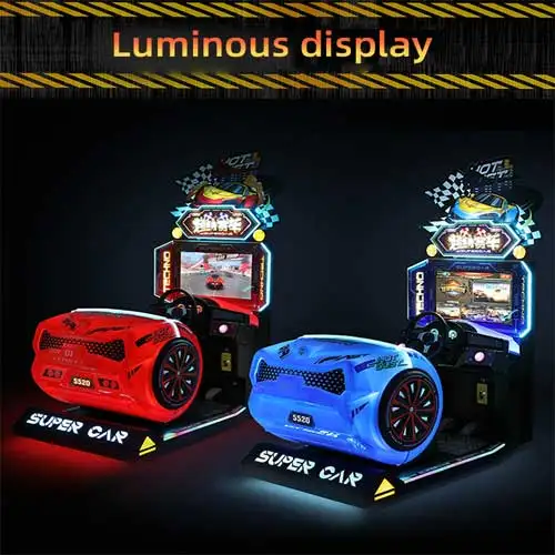 Used Game Centre Simulador Racing Game Driving Car Simulator Super Racing Car Game Machine