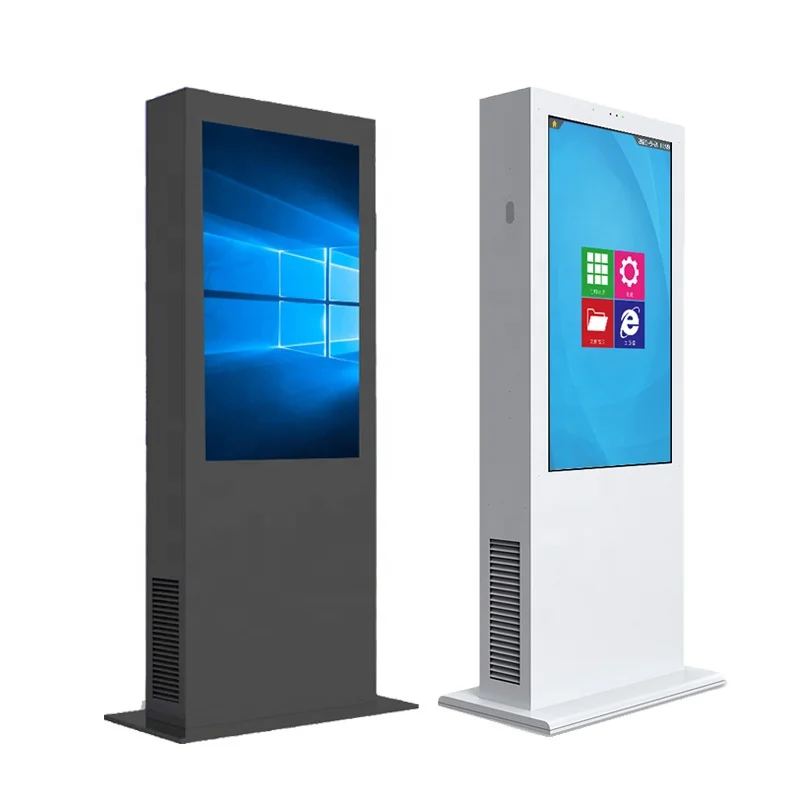 Outdoor Android Advertising LCD Display screen with 2500nits and water proof 55 inch