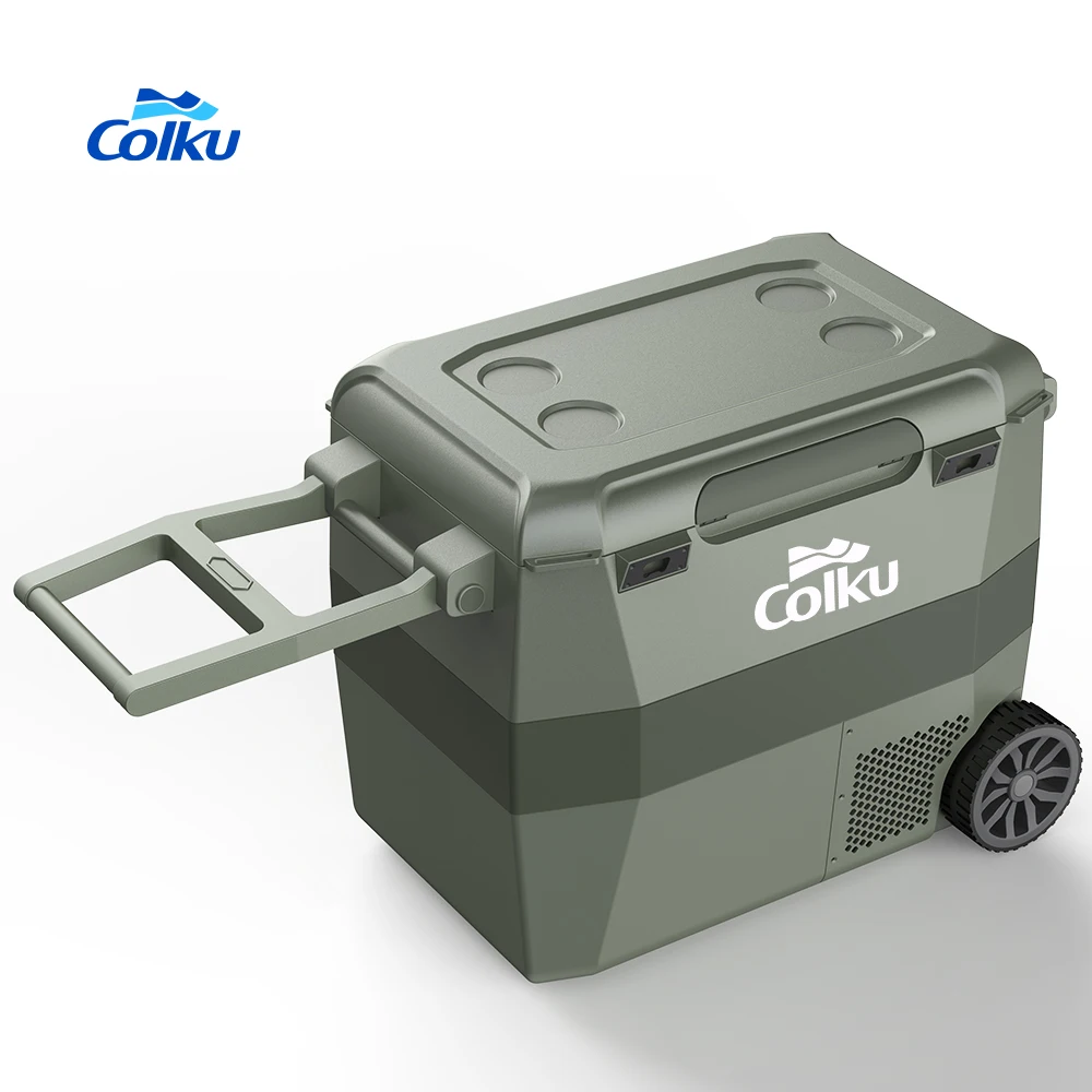 Colku car fridge 59L car refrigerator portable fridge compressor high quality 12v 24v travel freezer camping car fridge
