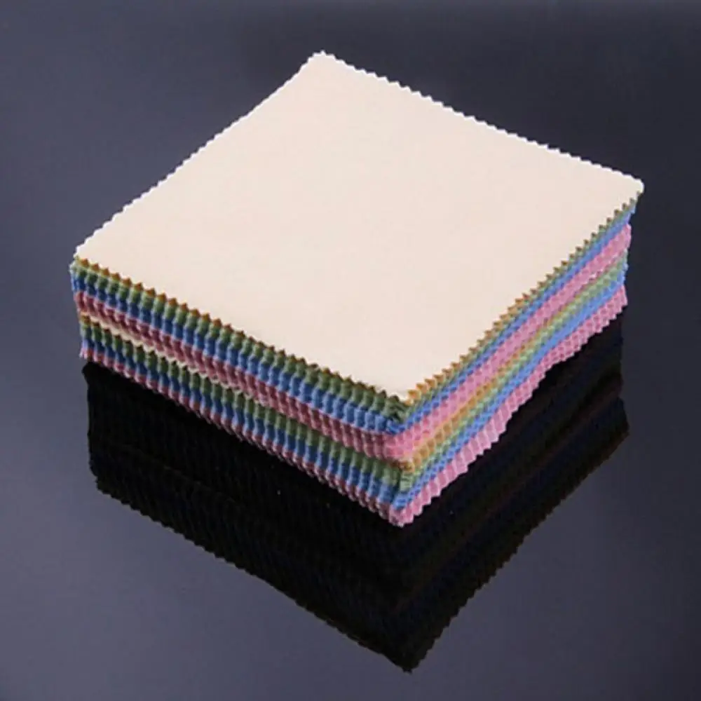 Microfiber Cleaning Cloth Soft Anti-Static Jewelry Glasses Watch Glasses Cleaning Cloth Eyeglasses