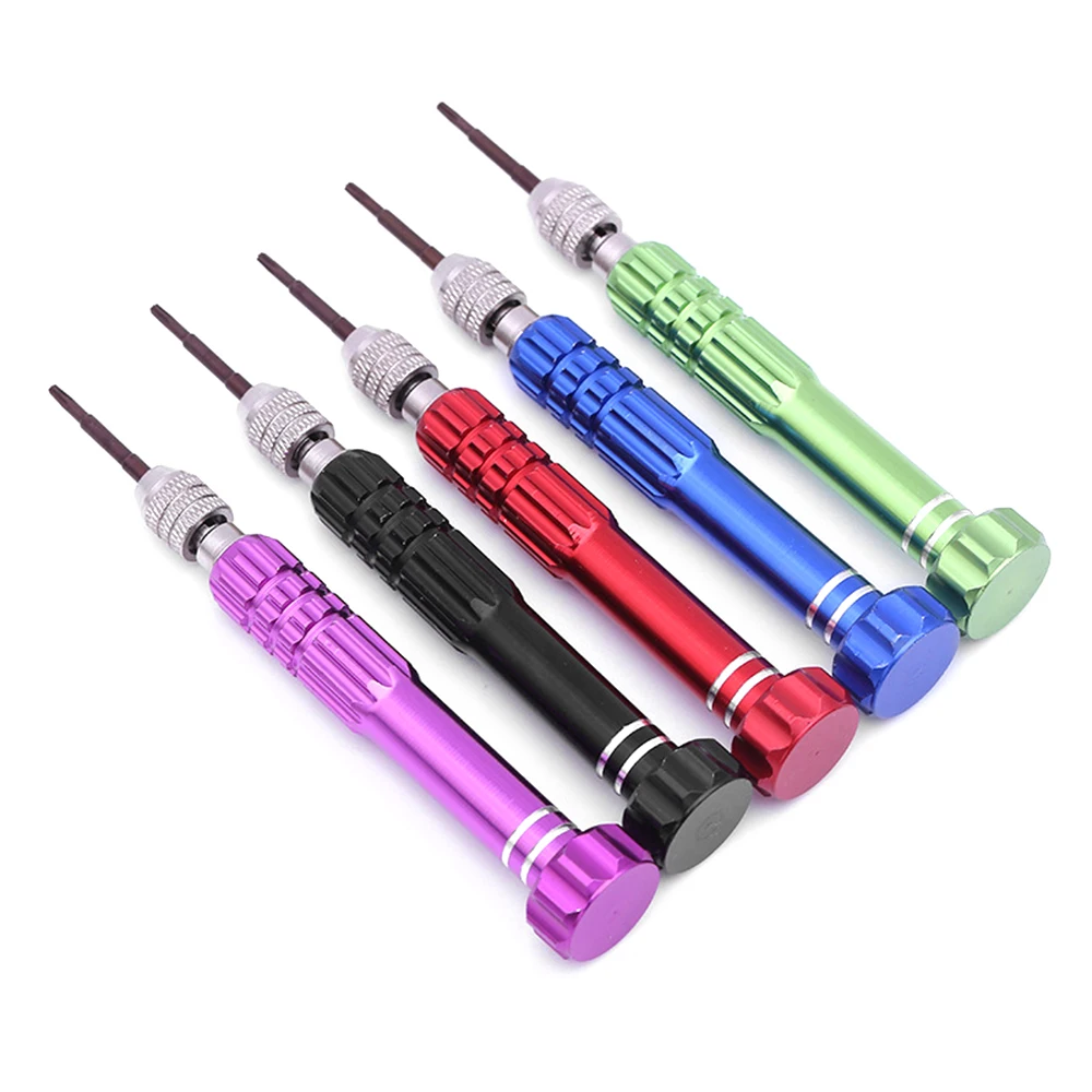 5 in 1 Torx Pentalobe Slotted Phillips Mobile Phone Screen Open Tool Kit Magnetic Precision Screwdrivers Set