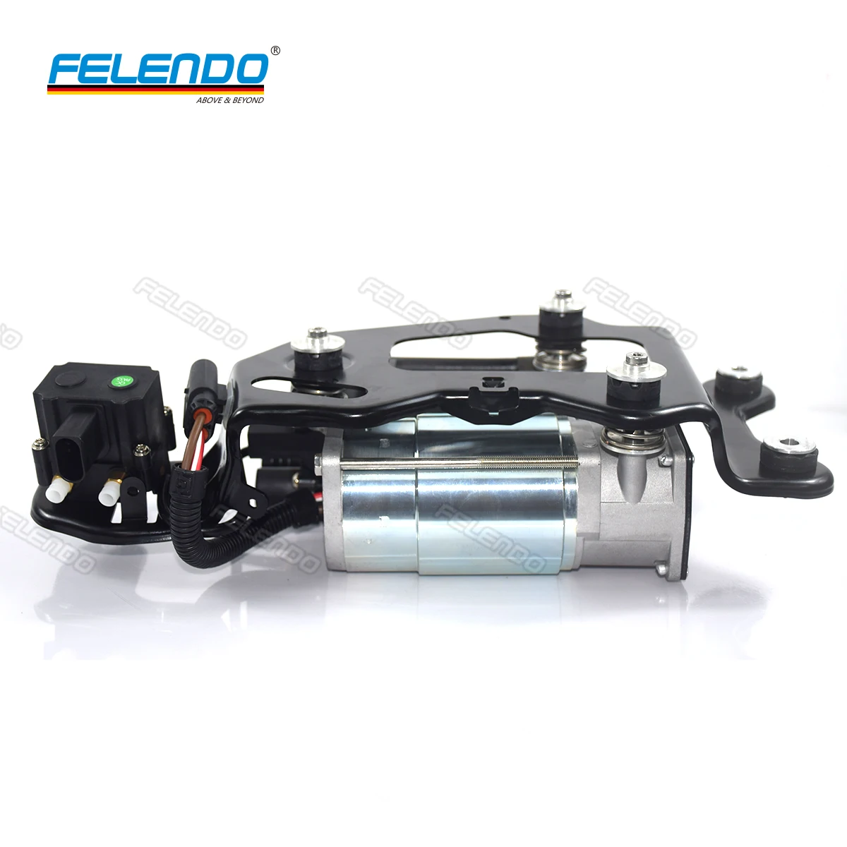 FELENDO Air Suspension Pump 37206850555 w Valve Block for BMW X5 X6 F15 F16 Air Suspension Compressor 37206868998 37206875177