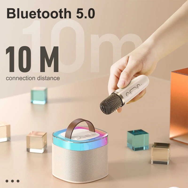 Wholesale price Portable Colors LED Light bluetooth speaker portable mobile phone wireless mini Subwoofer LED Stereo speaker