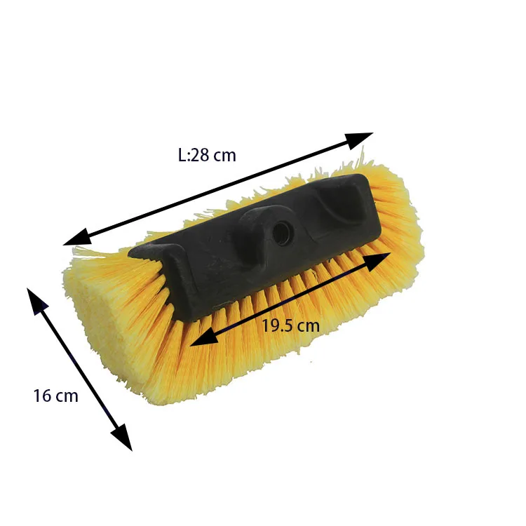 Aluminium Telescopic Handle Water Flow Car Wash Brush Car Cleaning Plastic brush