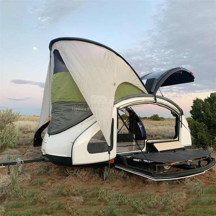 Mini Tent Mobile Small Camper Caravan Camping Traveltrailer Off Road Teardrop Trailer