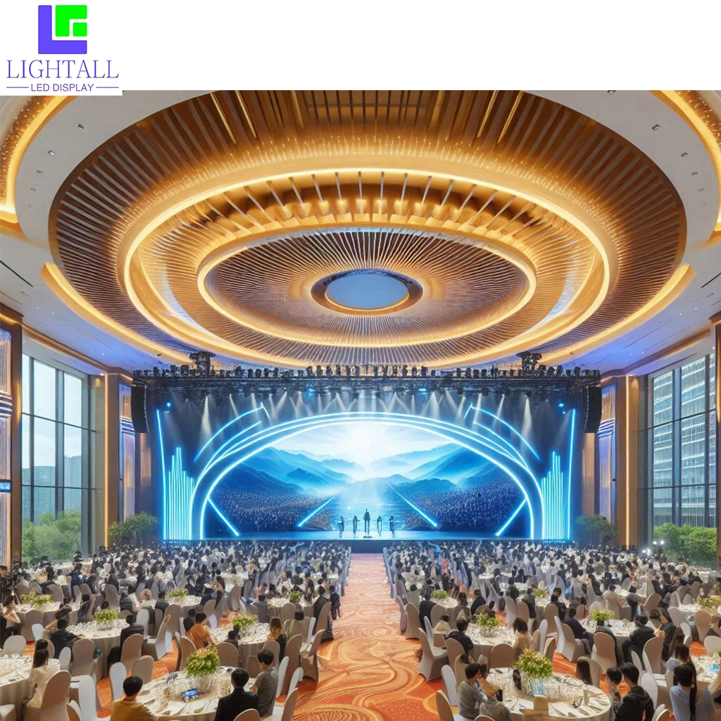 New Arrival 4K 8K Indoor Curved Stage Event Led Screen Display Panel Video Wall