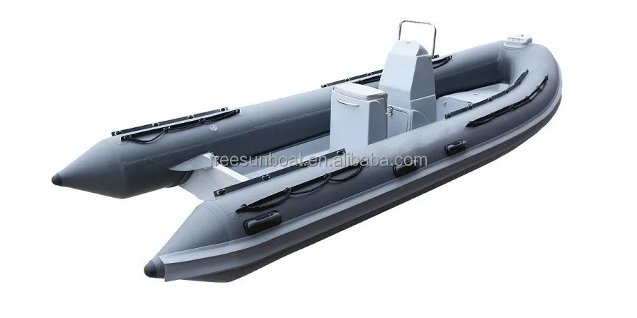 12ft Best-selling Deep V Fiberglass Hull RIB 360 PVC Tube  With Center Console and Seat and EVA for Ocean Fishing