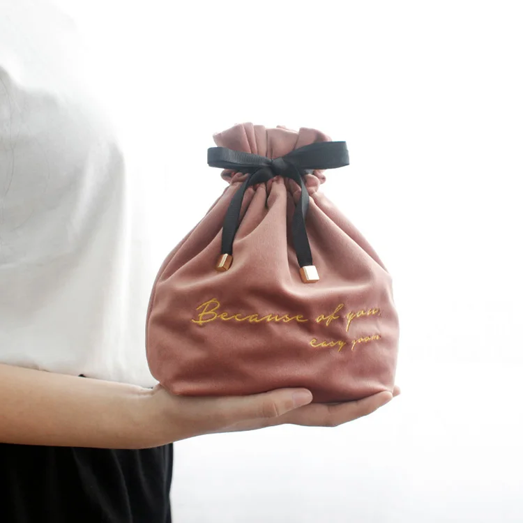 Muslin Drawstring Jewellery Cotton Gift Bag Eco Friendly Satin Silk Drawstring Bag