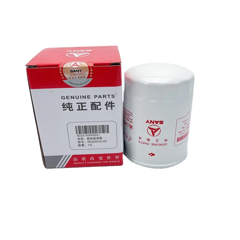 Auto Parts Fuel Filter B222100000520 B222100000521 Diesel Filter Element Filter Spare Parts for Sany